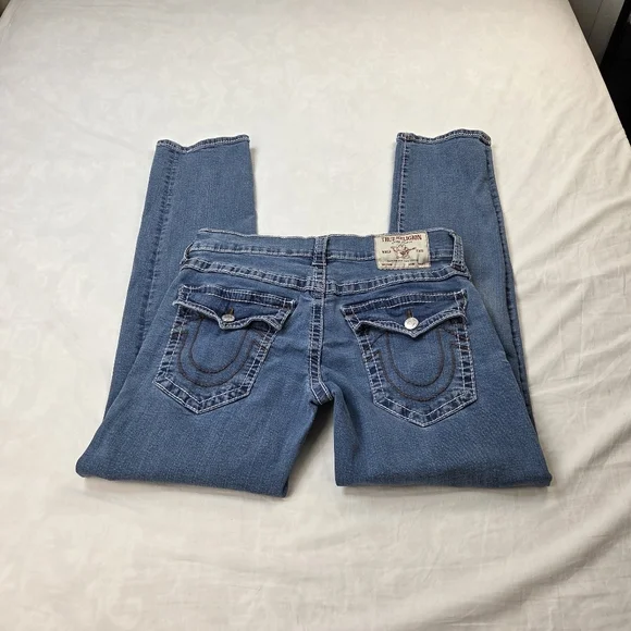 True Religion Men’s Geno Relaxed Slim Jeans Size 32 - Picture 11 of 12